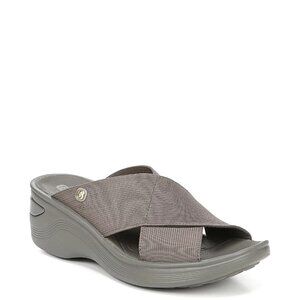 LifeStride Women's Desire Washable Slide Wedge Sandals Morel Size 6M